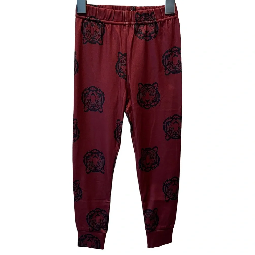 Petit Lem Kids Tiger Print 2-Piece Pajama Set NWT